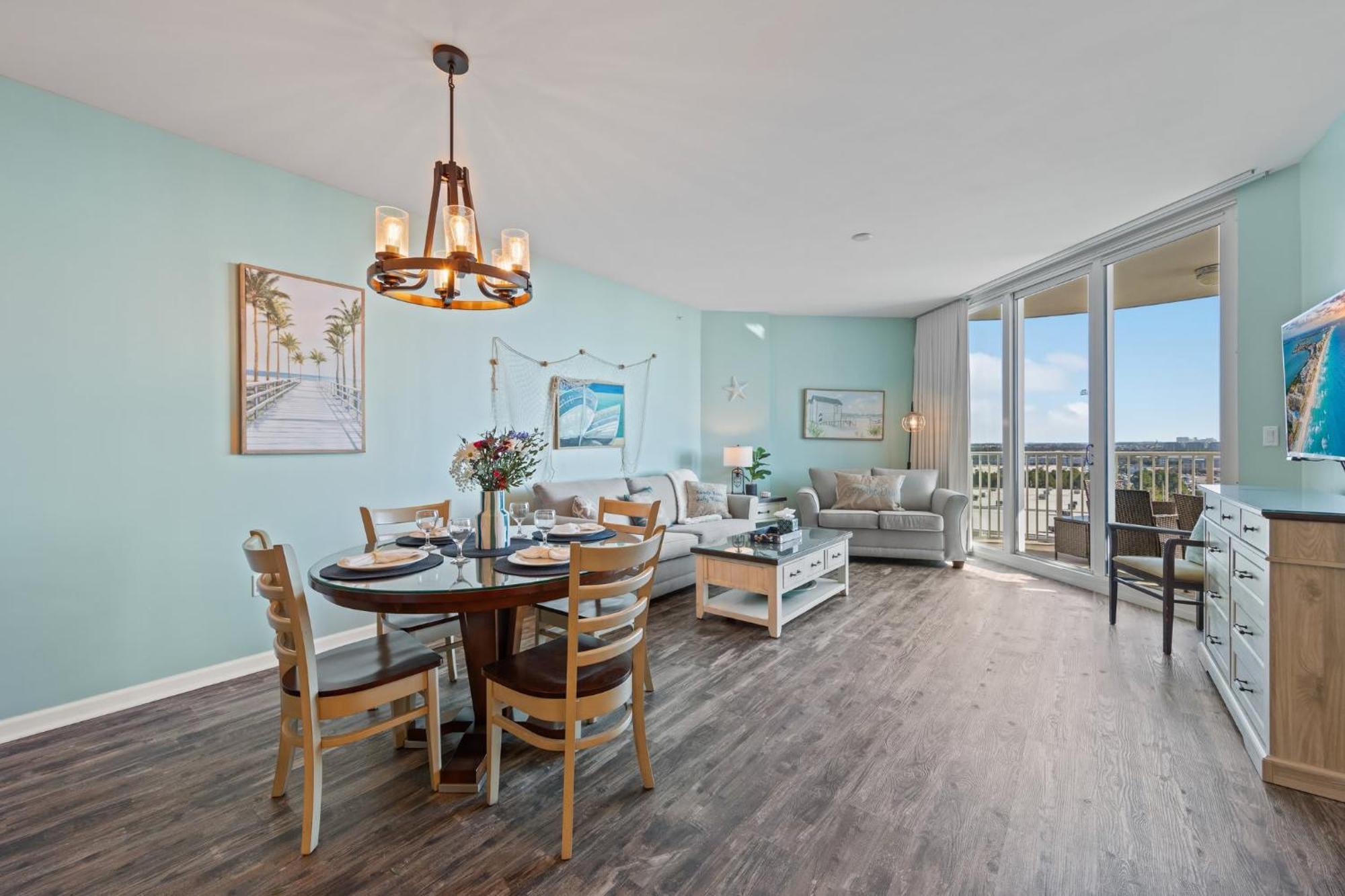 5 Star Resort 11Th Fl Stunning Sunrise 2Br 2Ba King Suite,Pools ,Shuttle Or Walk To Beach 데스틴 외부 사진