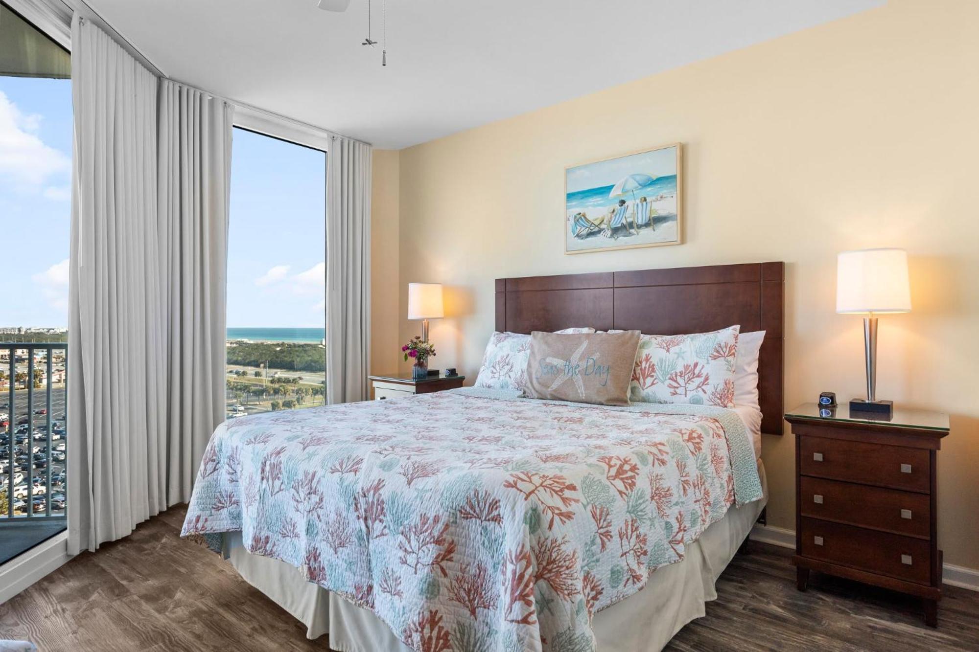 5 Star Resort 11Th Fl Stunning Sunrise 2Br 2Ba King Suite,Pools ,Shuttle Or Walk To Beach 데스틴 외부 사진