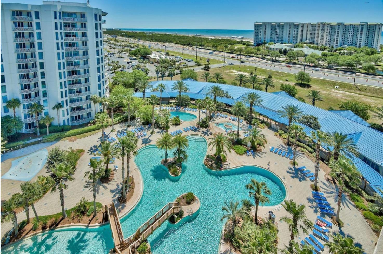 5 Star Resort 11Th Fl Stunning Sunrise 2Br 2Ba King Suite,Pools ,Shuttle Or Walk To Beach 데스틴 외부 사진